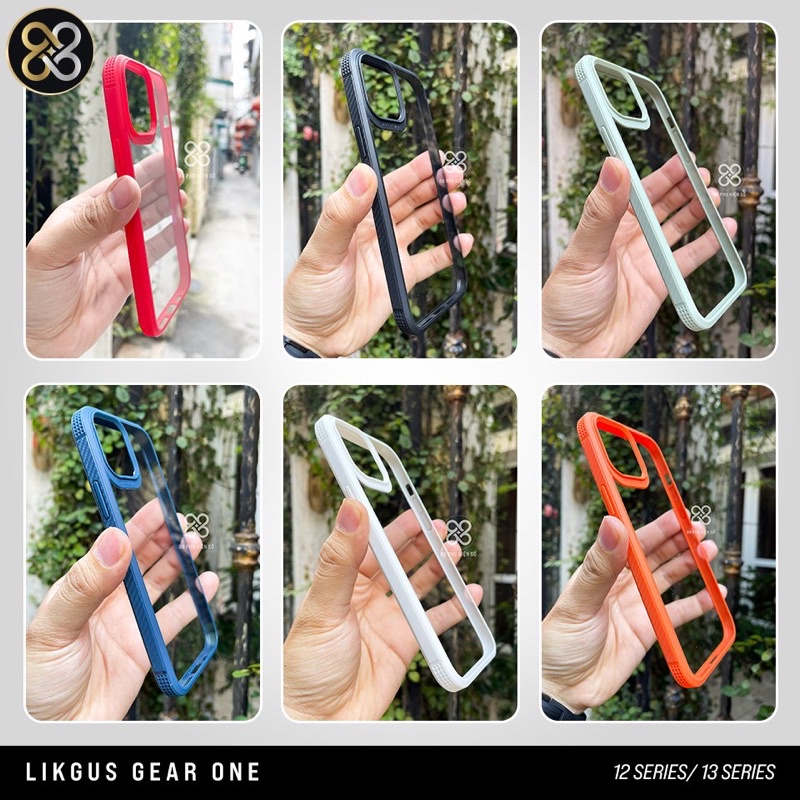 Likgus Gear One ốp lưng trong viền màu chống va đập