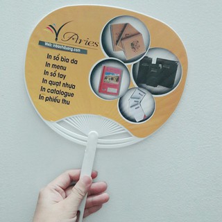 xương quạt nhựa nan hoa không in- in bạch dương