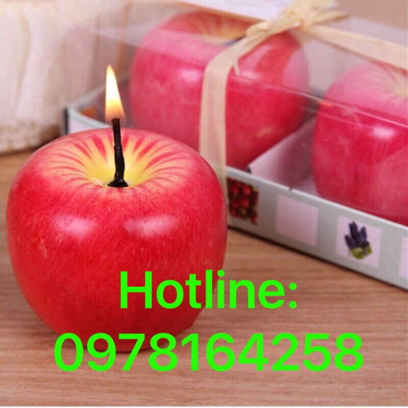 Nến hình trái táo