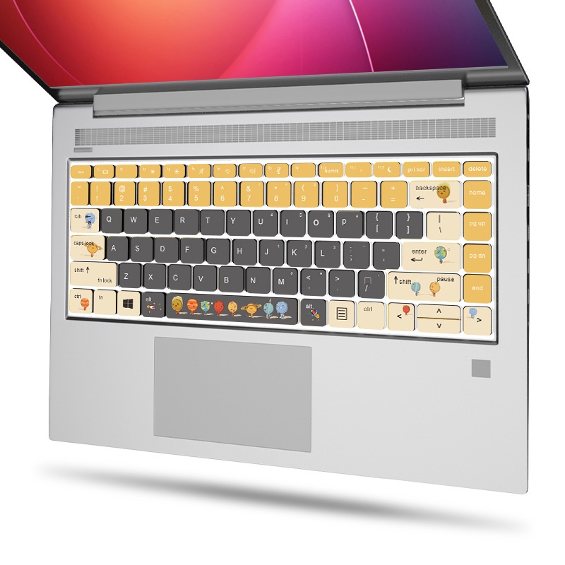 Miếng Dán Bảo Vệ Bàn Phím Laptop HP Probook 440 G8 445 G8 14 Inch Pavilion 14-dv Bằng Silicon PVC In Hoạt Hình Dễ Thương