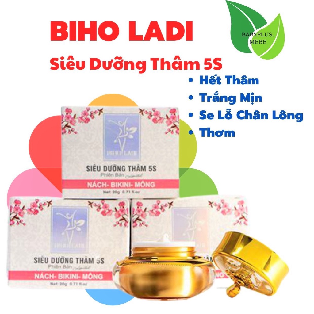 [HÀNG HOT] COMBO 2 HỘP BIHO LADI SIÊU DƯỠNG THÂM 5S