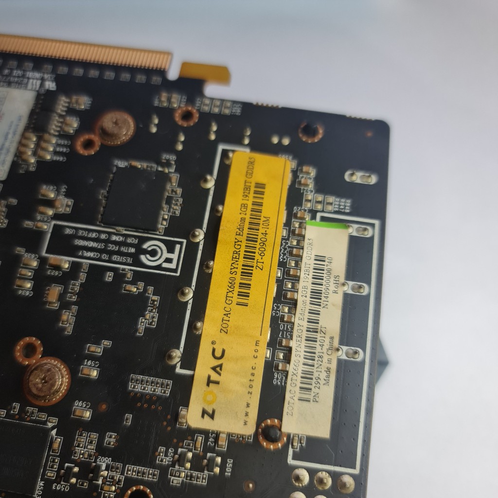 Card đồ họa Zotac GTX 660 Synergy 2GB 192bit - Mạnh hơn 750ti 17%, Chiến tốt LOL, FF04, GTA 5