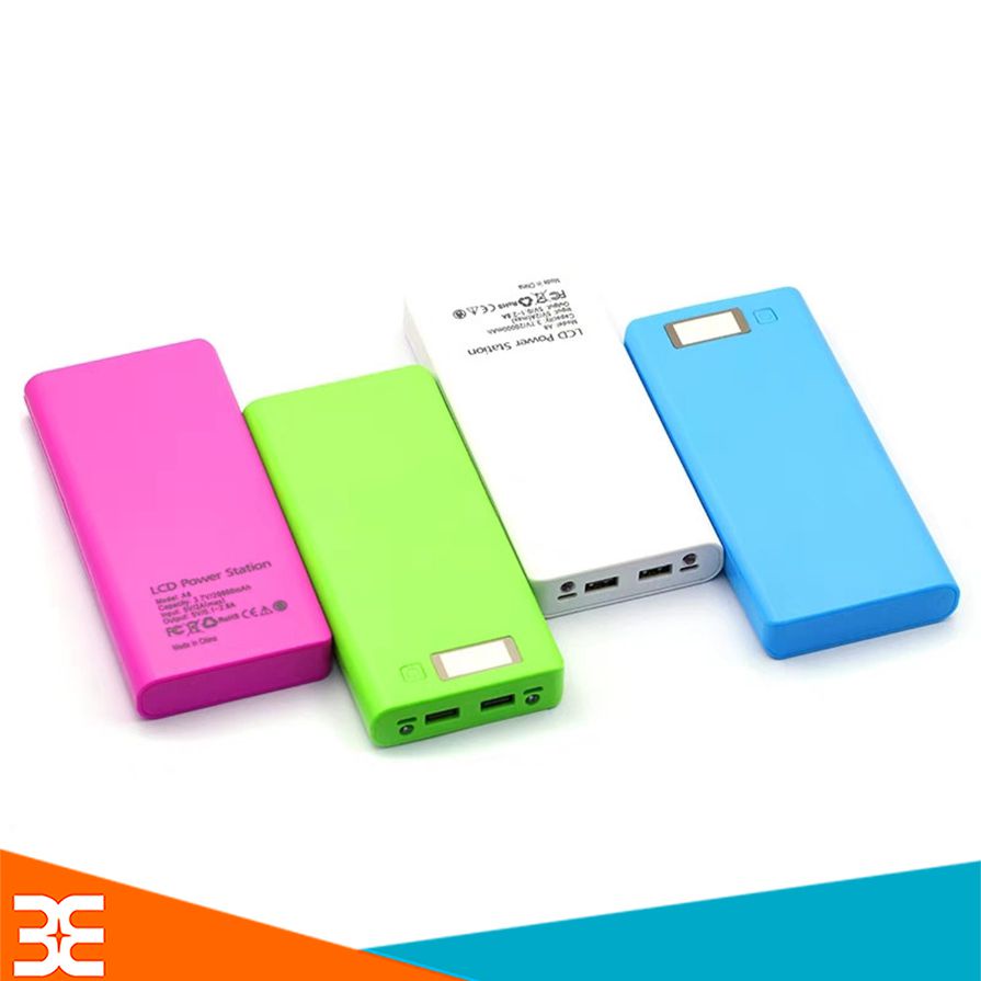 Bộ vỏ và mạch sạc dự phòng 2A, hộp đựng 8Cell và lò xo đã hàn dùng pin 18650 , mạch sạc 2a