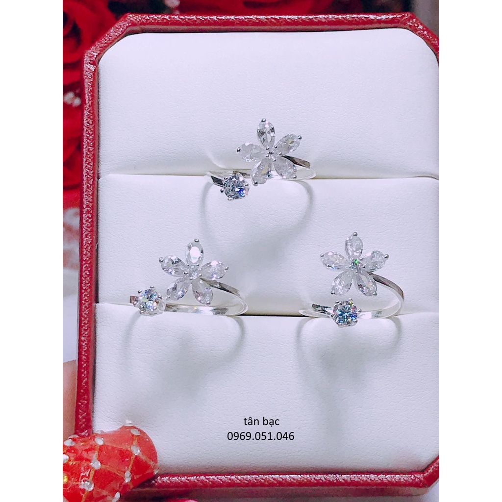nhẫn nữ , bạc ta 925 , ai đeo cũng vừa sinh - BẠC NGỌC TÂN