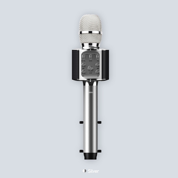 Micro Karaoke Bluetooth CHÍNH HÃNG Remax K05 tích hợp giá đỡ điện thoại - BẢO HÀNH 12 THÁNG