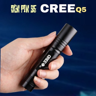 Đèn pin siêu sáng YM-S5 led Q5-Cao Cấp- pin có thể sạc lại
