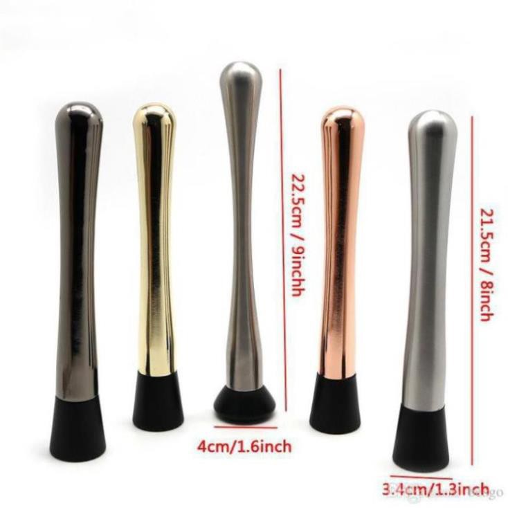 Chày dầm pha chế inox nhiều màu ( bar muddle )