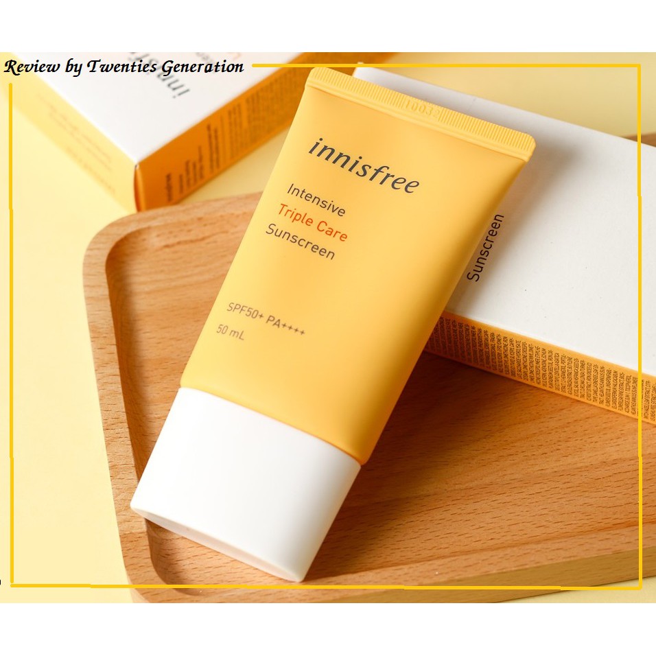 KEM CHỐNG NẮNG INNISFREE HOA CÚC Intensive Triple Care Sunscreen SPF50+ Pa++++ 50ml | BigBuy360 - bigbuy360.vn