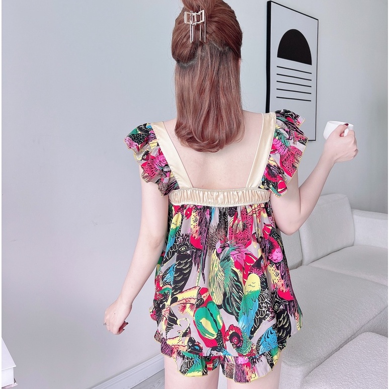 Bộ Ngủ Nữ SOJUN Bộ Mango Cánh Tiên 40-63Kg