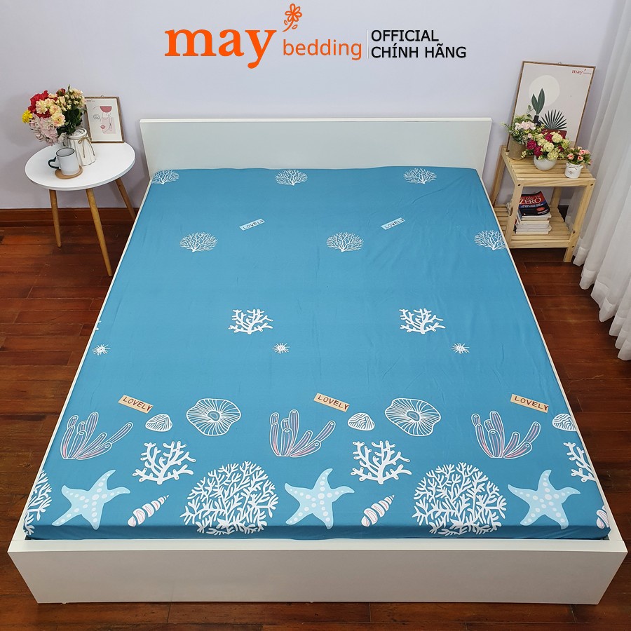 [Mã BMBAU50 giảm 10% đơn 99k] Ga chống thấm cotton May bedding bảo vệ ra nệm kháng khuẩn nằm trực tiếp an toàn cho bé