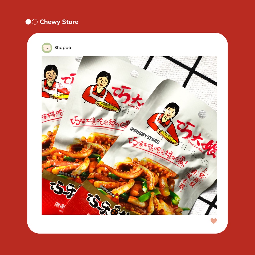 Mực xào cay Hồ Nam 12g - Râu mực xào cay Tứ Xuyên | BigBuy360 - bigbuy360.vn