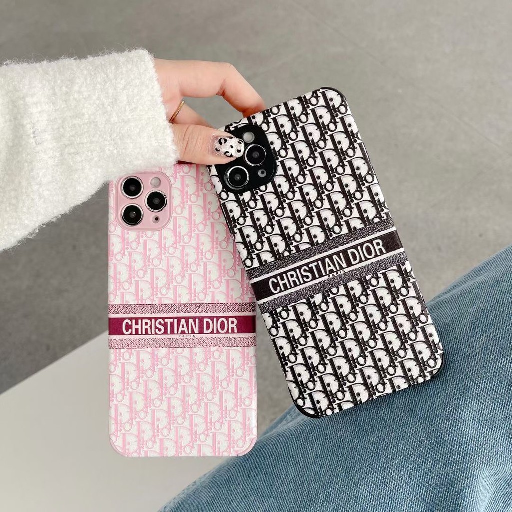 Ốp điện thoại kiểu hành lý in logo Dior cho iPhone 12/Pro/Pro Max 11/Pro/Pro Max 7 8 + X XS XR XS MAX | BigBuy360 - bigbuy360.vn