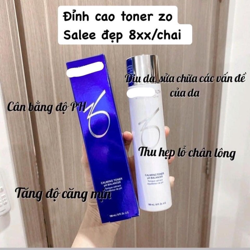 Nước hoa hồng 𝐂𝐚𝐥𝐦𝐢𝐧𝐠 𝐓𝐨𝐧𝐞𝐫 𝐙𝐎 𝐒𝐤𝐢𝐧 𝐇𝐞𝐚𝐥𝐭𝐡