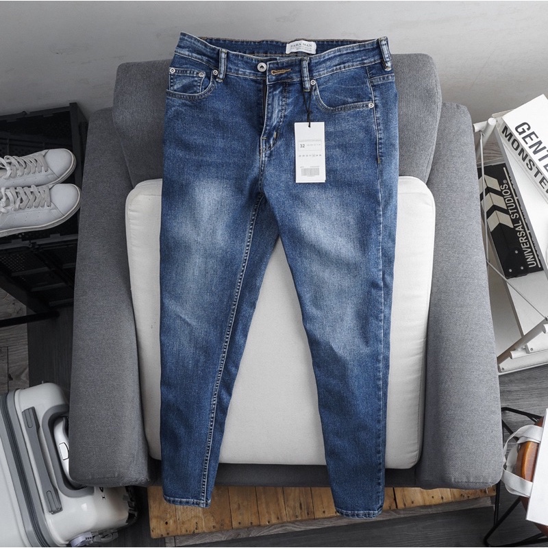 Quần jean nam slimfit ôm dáng chất jean co giãn xịn đẹp