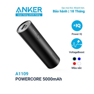 Pin dự phòng anker powercore 5000mah màu đỏ - a1109 bh 12 tháng 1 đổi 1