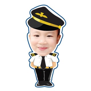 Set chibi bé trai trang trí sinh nhật dễ thương
