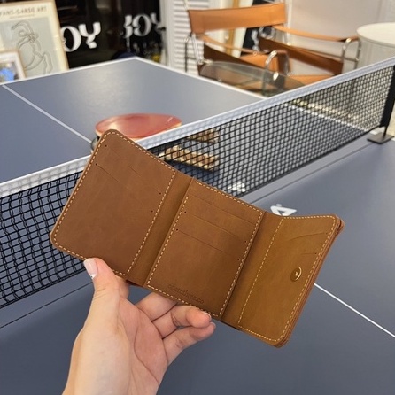 Ví da unisex Handmade Chin Chin Wallet Onetothree