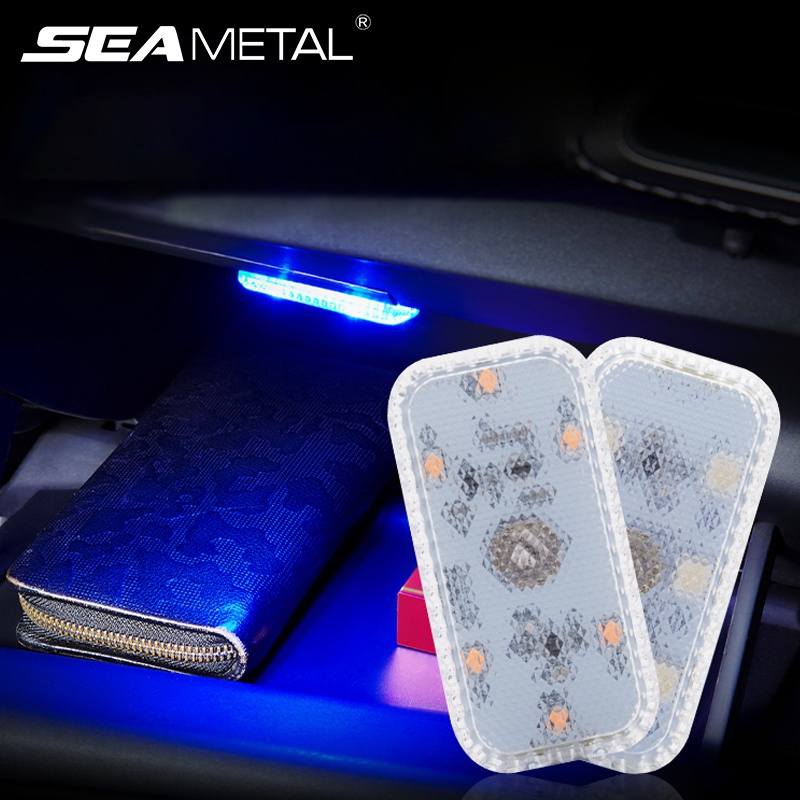 Đèn LED cảm ứng SEAMETAL có thể sạc lại đa năng chuyên dùng gắn trần xe hơi 
