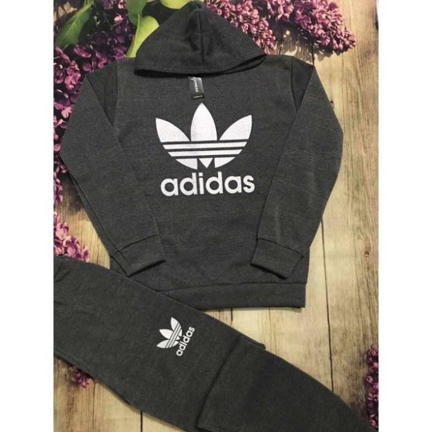 _ FLASH SALE ! Bộ nỉ nam có mũ Adidas. ་