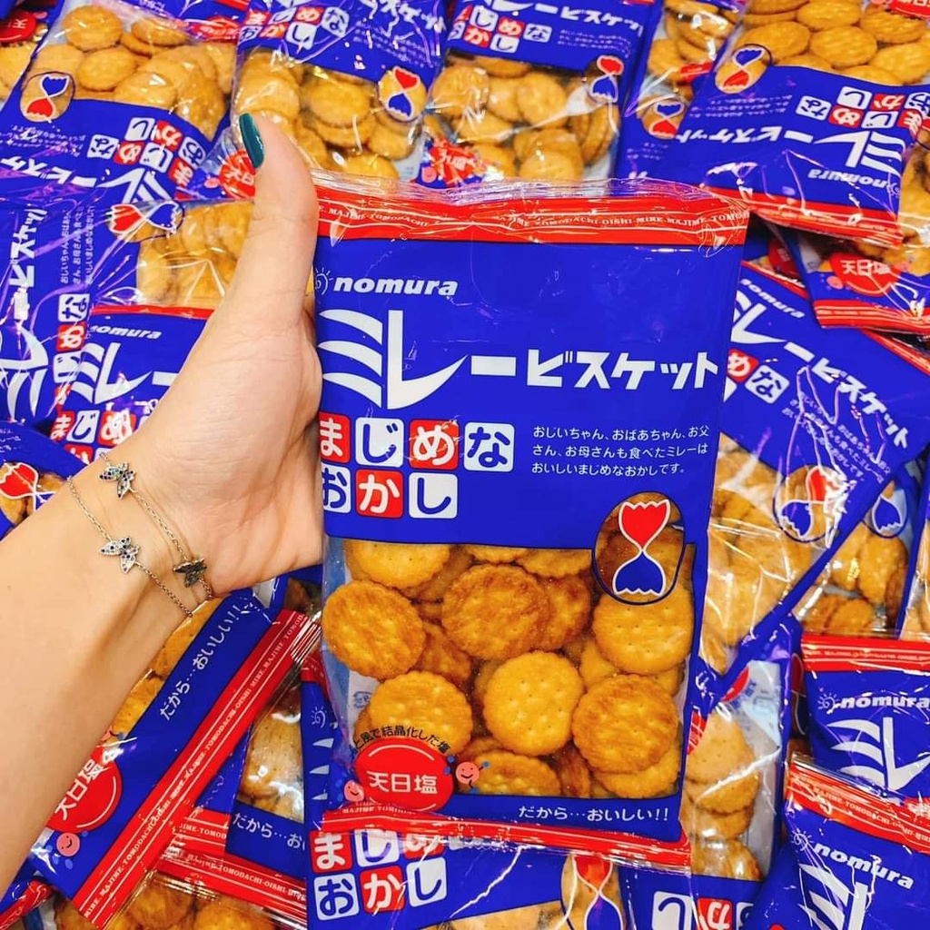 Bánh quy sữa muối Nomura Nhật Bản 47k/1 gói