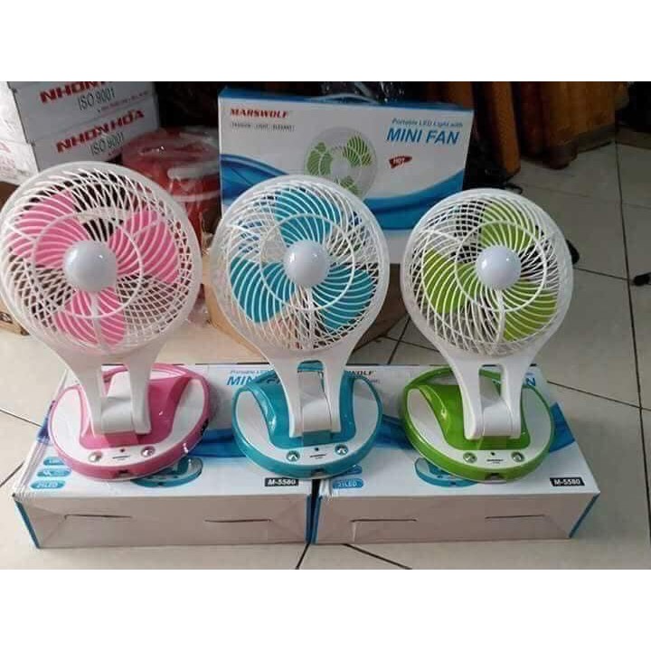 1 quạt tích điện Mini Fan 5580