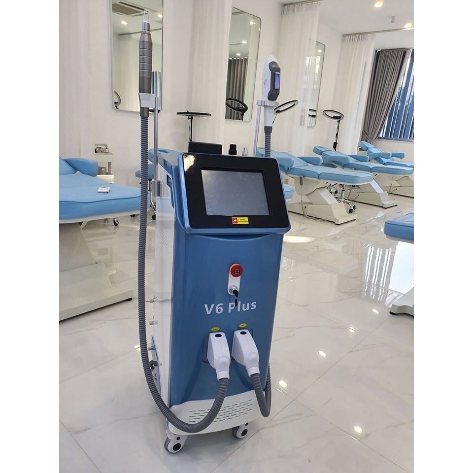 Chính Hãng Máy Triệt Lông Laser  V8 Plus 2020 Máy Triệt Lông Laser 2IN1