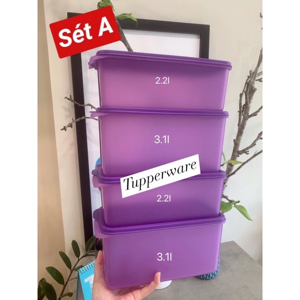 set mát tím 4 hộp