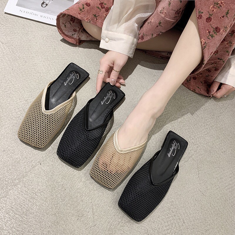 Free ship Giày búp bê / Giày bệt nữ lưới siêu lạ 101