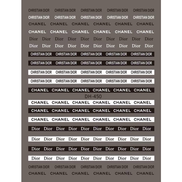 Sticker dán trang trí móng tay chân t. hiệu