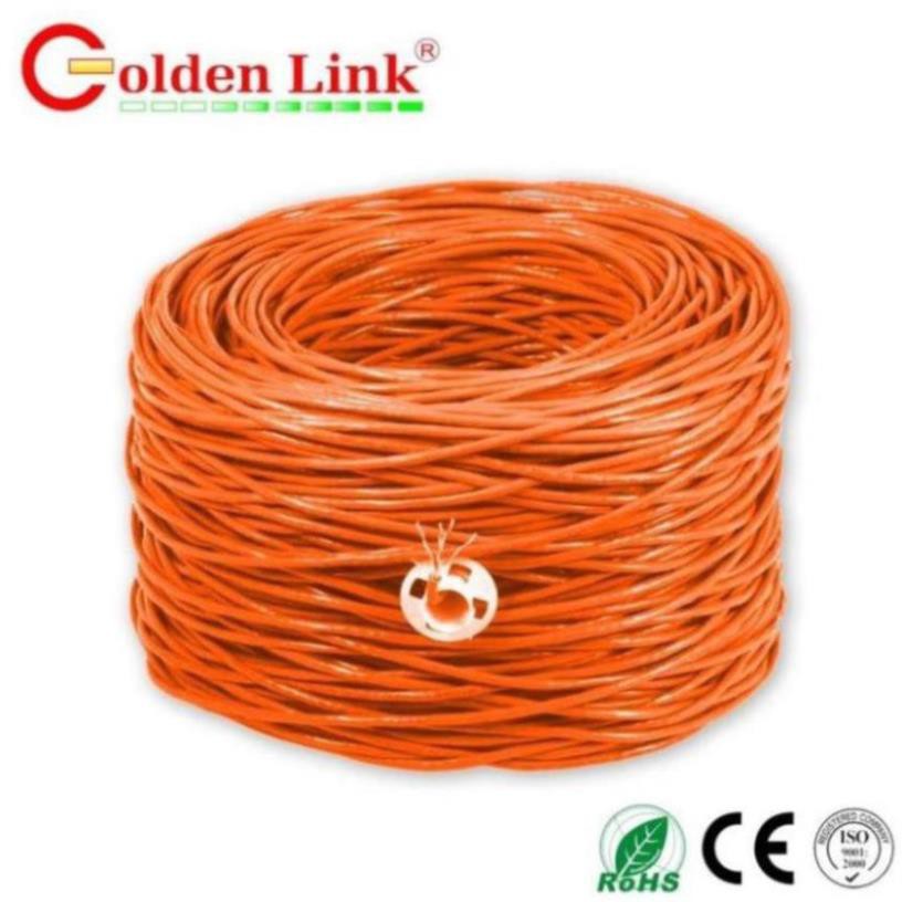 Thùng 305M cáp mạng LAN UTP CAT 5E Golden Link Platinum (Hãng phân phối chính thức)