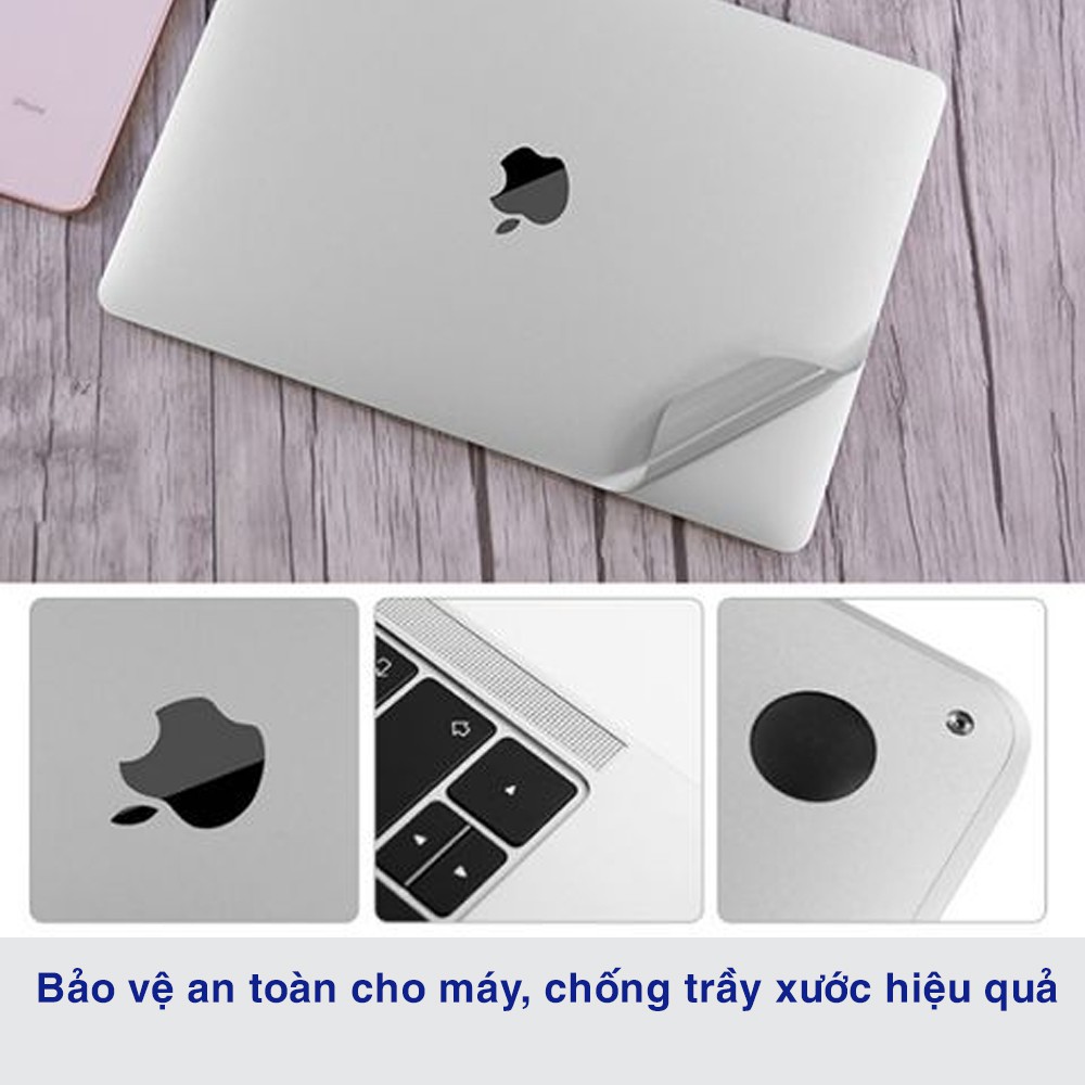 Dán Macbook Air 2020 bảo vệ toàn diện - Dán lưng, dán đáy và dán mặt trong Macbook Air 2020/ Macbook Air M1 | BigBuy360 - bigbuy360.vn