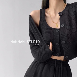 Set len dây len kèm áo khoác ngoài xinh xỉu
