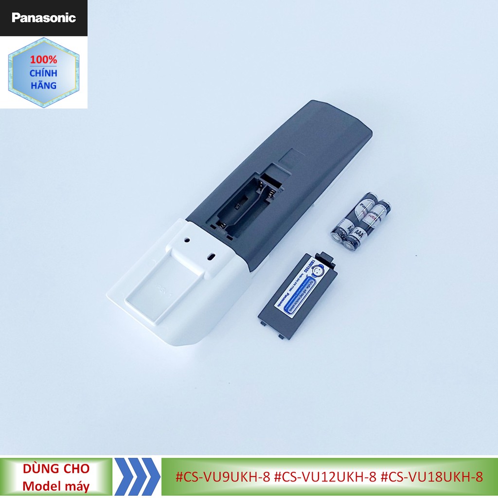 Phụ kiện [Remote chính hãng] Điều khiển điều hòa Panasonic model #CS-VU9UKH-8 #CS-VU12UKH-8 #CS-VU18UKH-8