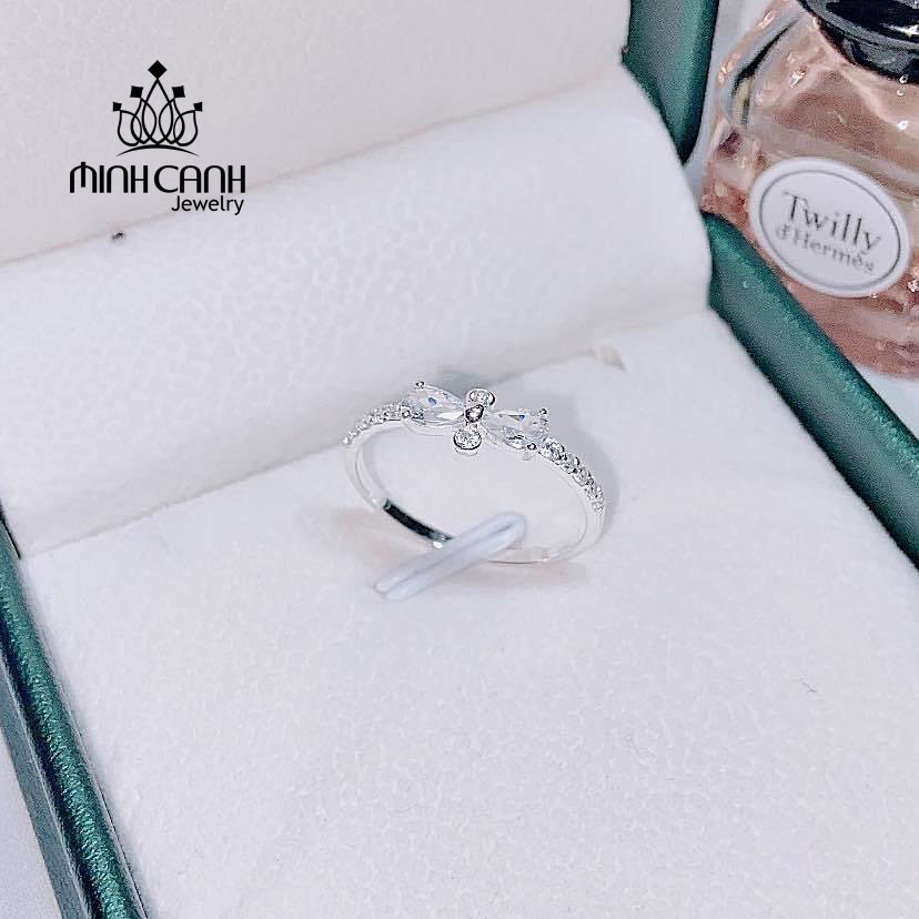 Nhẫn Bạc Nơ Đá - Minh Canh Jewelry
