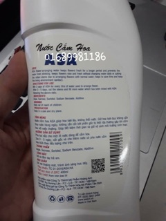 Nước cắm hoa ASA