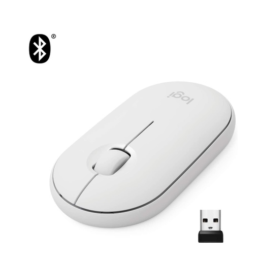 Chuột không dây Pebble M350 - Kết nối Bluetooth hoặc đầu thu 2.4 GHz,
