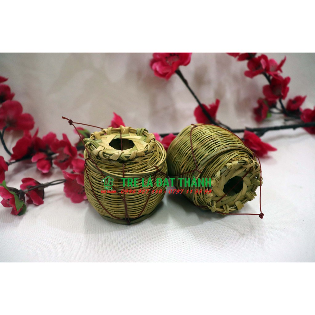 Giỏ mây tre, giỏ cá mini  - Phụ kiện trang trí, chụp hình, trồng cây