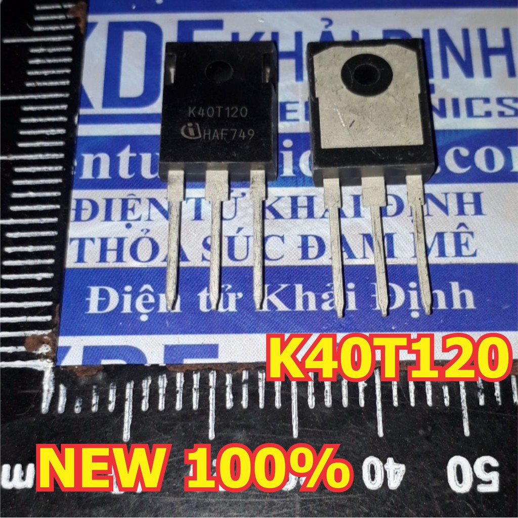 K40T120 IKW40T120 40A 1200V IGBT thường dùng trong biến tần máy hàn điện tử… kde5117