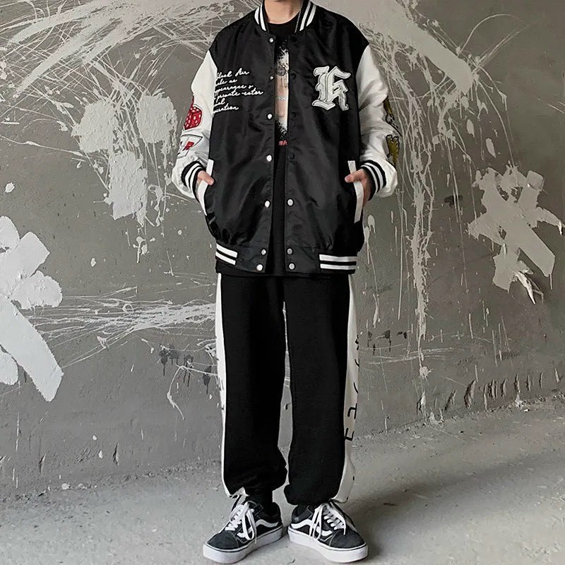 ÁO KHOÁC DÙ BOMBER 2 LỚP TUỔI TEEN IN LÁ BÀI PHONG CÁCH ĐƯỜNG PHỐ-HOT