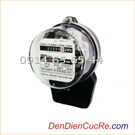 Đồng hồ điện 1pha- EMIC 10/40A-5/20A không kiểm định