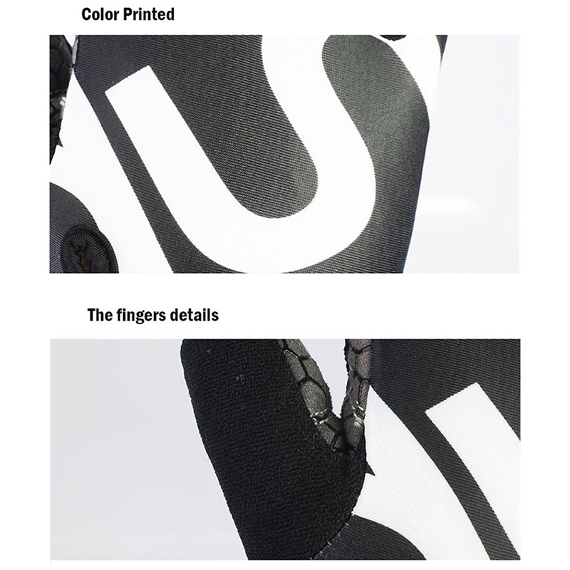 Găng Tay Thể Thao Silicone Hở Ngón Chống Trượt Thoáng Khí Cho Nam