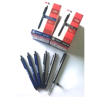 Combo 80c bút bi dầu TR3- MG(xanh,đen,đỏ)