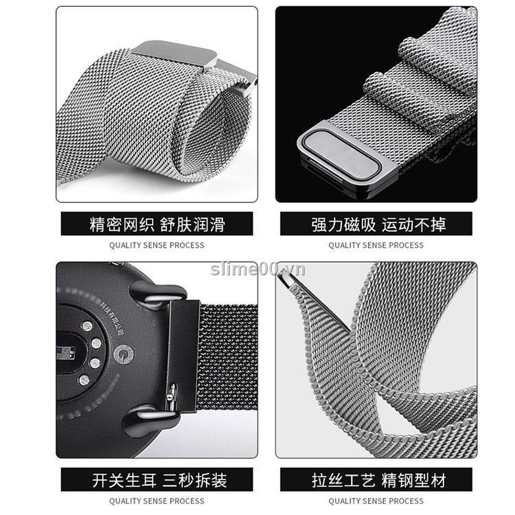 Dây đeo đồng hồ Huawei GT2 Milan GT2pro Glory B5B3B6 bằng kim loại 22mm