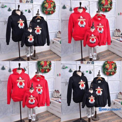 Set Áo hoodie phong cách Giáng Sinh cho cả gia đình