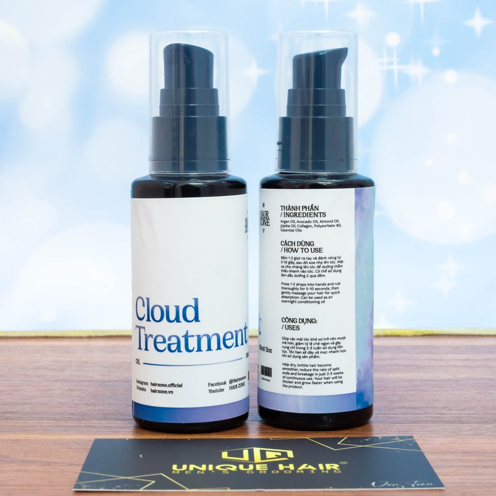 Combo Sáp Vuốt Tóc Hope + Dầu Dưỡng Tóc Oil Cloud Treatment 2021 new