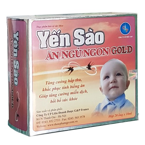 Yến sào ăn ngủ ngon mum mum tăng cường tiêu hóa khắc phục tính biếng ăn