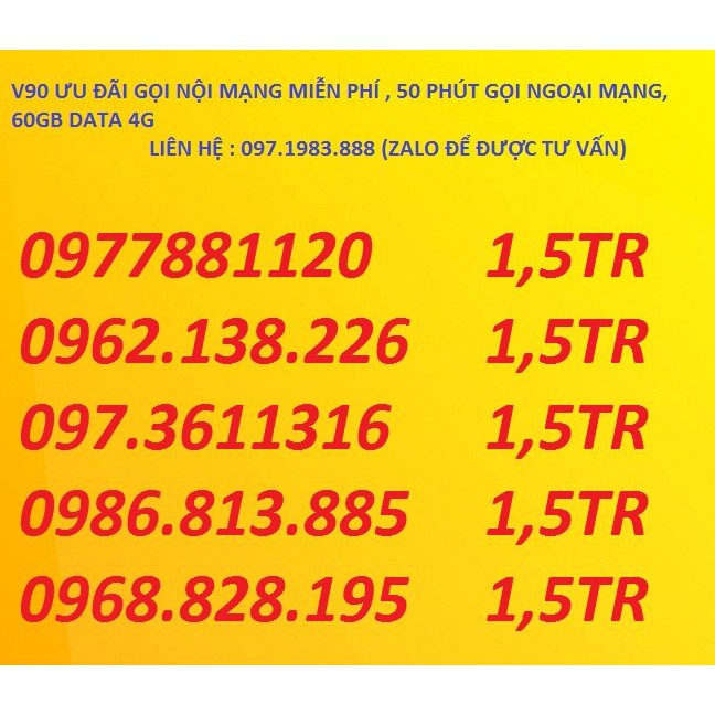 Sim v90 viettel kA169