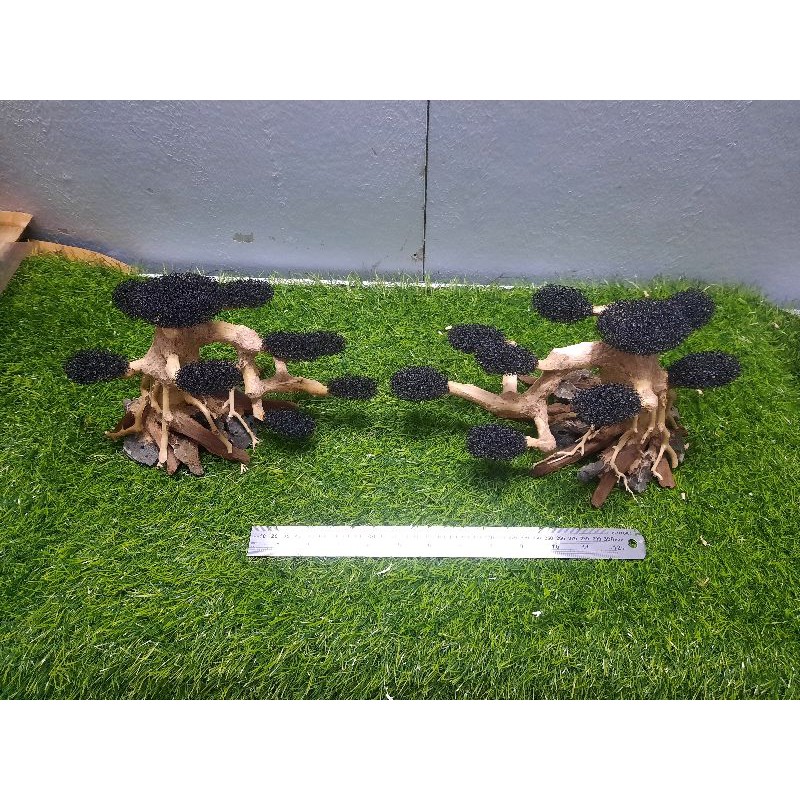 Lũa bonsai xốp cấy rêu Ngan 20, cao 15cm