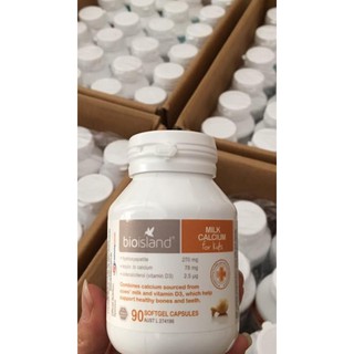 Bổ sung Canxi sữa cho bé của Úc - Bioisland Milk Calcium for kids
