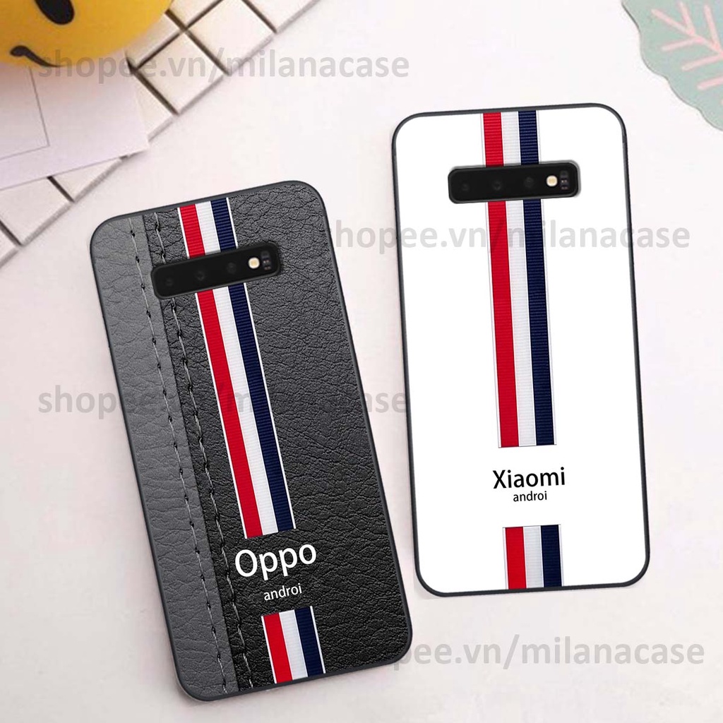 Ốp Samsung S10 / S10 5G / S10 Plus / S10+ in giả da phong cách thể thao, cá tính, thời trang